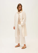 Load image into Gallery viewer, Rosso35 Garment-Dyed Elasticated Trousers in Ivory