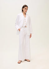 Load image into Gallery viewer, Rosso35 Garment-Dye Waist Coast in White
