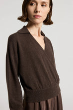Load image into Gallery viewer, Peserico Tricot Blend Twill Dress in Chocolate