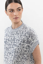 Load image into Gallery viewer, Peserico Nuanced Jacquard Pattern Cotton and Micro Sequin Sweater
