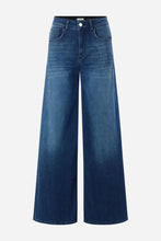 Load image into Gallery viewer, Rich & Royal Wide-Leg Jeans in Dark Blue
