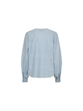 Load image into Gallery viewer, Mos Mosh Yen Sina Lace Blouse in Skyway