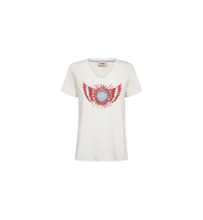 Load image into Gallery viewer, Mos Mosh Romi Gethi Glam T-Shirt in Ecru