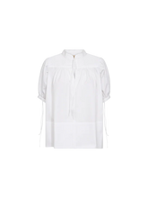 Load image into Gallery viewer, Mos Mosh Tarima Short-Sleeve Blouse in White