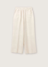 Load image into Gallery viewer, Rosso35 Garment-Dyed Elasticated Trousers in Ivory