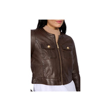 Load image into Gallery viewer, Oakwood Susan Leather Jacket in Chocolate
