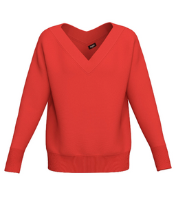 Emme Orchis Sweater in Coral