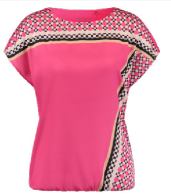 Gerry Weber Top in Pink with Print