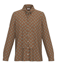 Load image into Gallery viewer, Emme Albore Blouse in Burnt Brown