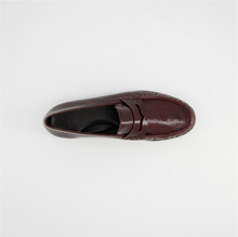 Load image into Gallery viewer, Paul Green Suede Loafers 1228 in Bordo