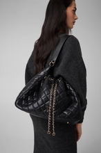 Load image into Gallery viewer, Guess Juliet quilted hobo bag in Black