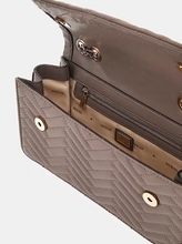 Load image into Gallery viewer, Guess Anning Quilted Crossbody Bag in Dark Taupe