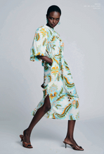 Load image into Gallery viewer, Herzen Dress 6061 in Cyan Multi