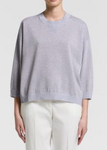 Load image into Gallery viewer, Peserico Silver Lurex Sweater
