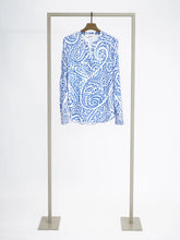 Load image into Gallery viewer, Herzen Blouse 6056 in Blue and White