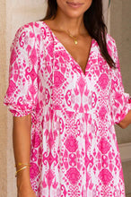 Load image into Gallery viewer, Aspiga Virginia Midi Dress in Pink/White