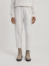 Load image into Gallery viewer, Varley The Rolled Cuff Pant in Ivory Marl
