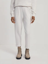 Load image into Gallery viewer, Varley The Rolled Cuff Pant in Ivory Marl