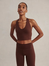 Load image into Gallery viewer, Varley Always Burke Cropped Tank in Deep Mahogany