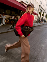 Load image into Gallery viewer, Varley Mumford Half Zip Fleece in Washed Red