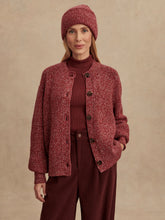 Load image into Gallery viewer, Varley Patricia Rib Cardigan in Red Flecked