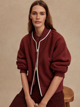 Load image into Gallery viewer, Varley Hansley Fleece Jacket in New Maroon