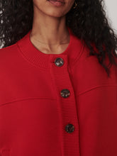 Load image into Gallery viewer, Varley Olwen Button Front Sweat in Red Marl
