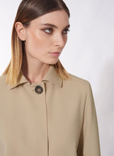 Load image into Gallery viewer, Cinzia Rocca Single Breast Overcoat with Shirt Collar in Sand