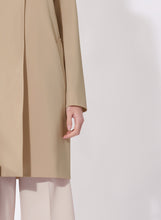 Load image into Gallery viewer, Cinzia Rocca Single Breast Overcoat with Shirt Collar in Sand
