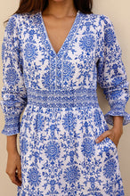 Load image into Gallery viewer, Aspiga Bille Dress Dress in Blue/White