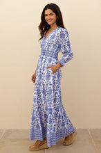 Load image into Gallery viewer, Aspiga Bille Dress Dress in Blue/White