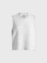 Load image into Gallery viewer, Varley Shea Crop Tank in Ivory Marl