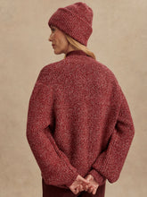 Load image into Gallery viewer, Varley Patricia Rib Cardigan in Red Flecked