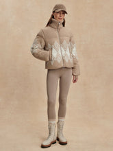 Load image into Gallery viewer, Varley Belinda Knit Puffer in Light Taupe