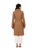 Load image into Gallery viewer, Oakwood Mareva Boiled Wool Coat in Tan