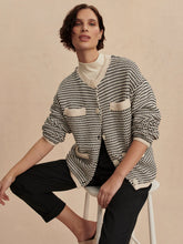 Load image into Gallery viewer, Varley Tidewell Textured Knit Jacket in Birch Multi Stitch