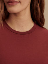 Load image into Gallery viewer, Varley Regina Fitted Tee in New Maroon