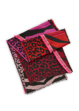 Load image into Gallery viewer, Codello Jacquad Scarf in Red