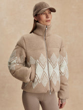Load image into Gallery viewer, Varley Belinda Knit Puffer in Light Taupe