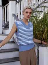 Load image into Gallery viewer, Varley Antonella Knit Vest in Infinity Blue