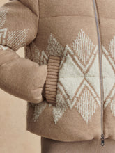 Load image into Gallery viewer, Varley Belinda Knit Puffer in Light Taupe