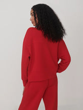 Load image into Gallery viewer, Varley Olwen Button Front Sweat in Red Marl