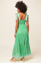 Load image into Gallery viewer, Aspiga Tabitha Dress in Green/White
