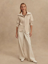 Load image into Gallery viewer, Varley Enrico Knit Jacket in Silver Birch