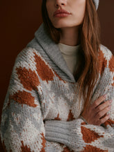 Load image into Gallery viewer, Varley Brockley Jacquard Knit Jacket in Grey Melange