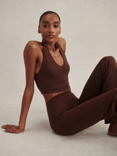 Load image into Gallery viewer, Varley Always Burke Cropped Tank in Deep Mahogany
