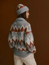 Load image into Gallery viewer, Varley Brockley Jacquard Knit Jacket in Grey Melange