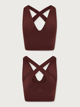 Load image into Gallery viewer, Varley Always Burke Cropped Tank in Deep Mahogany