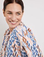 Load image into Gallery viewer, Gerry Weber Line Blouse with a Frilled Collar in Multicolour
