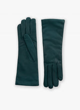 Load image into Gallery viewer, Cinzia Rocca Long Napa Gloves in Green